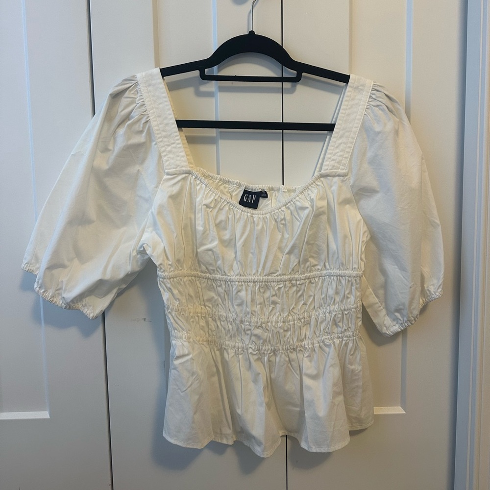 White smock shirt, Gap, size M